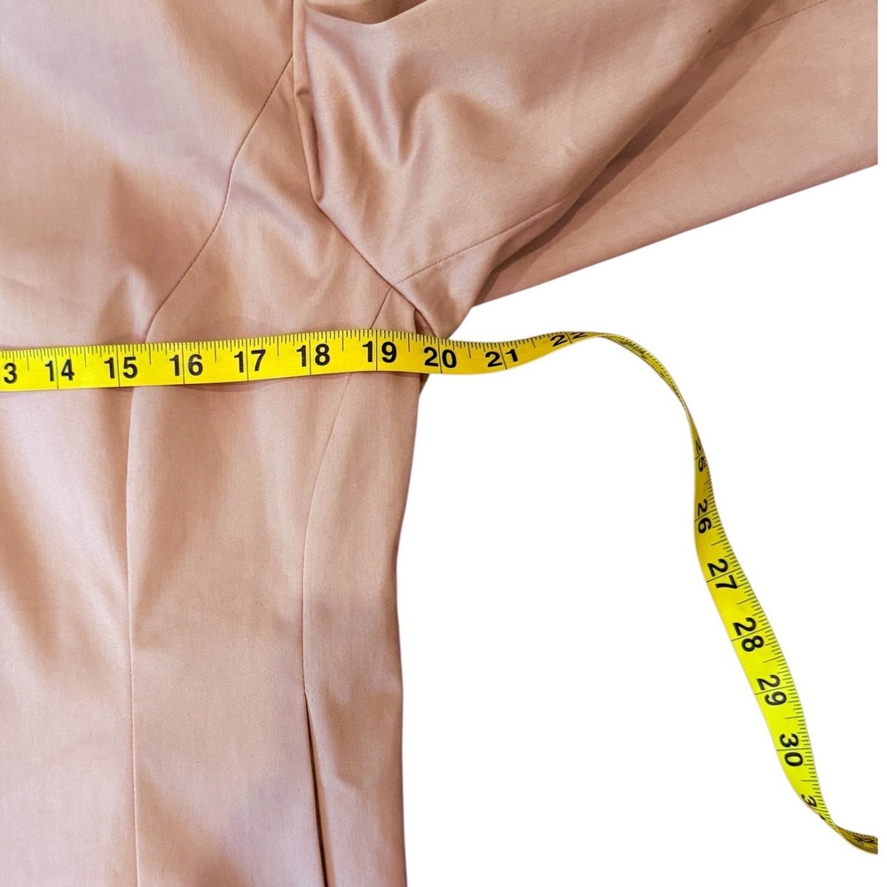 The Limited Stretch Camel Gold Zip Up Mock Neck Jacket Blazer Womens Large L - Picture 8 of 9